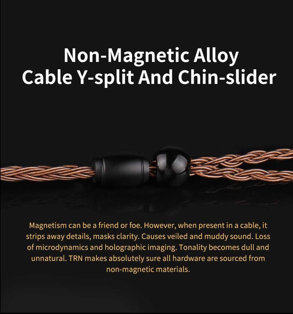 Новый MMCX кабель провод шнур для наушников от TRN T2 (16 жил)