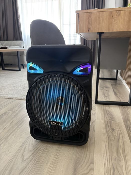 Vand boxa profesionala cu microfon