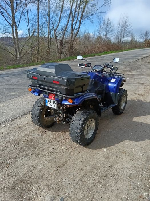 CF Moto 500 L 4x4 numar negru