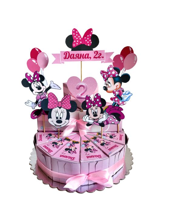 Картонена торта / подаръчета за детски рожден ден