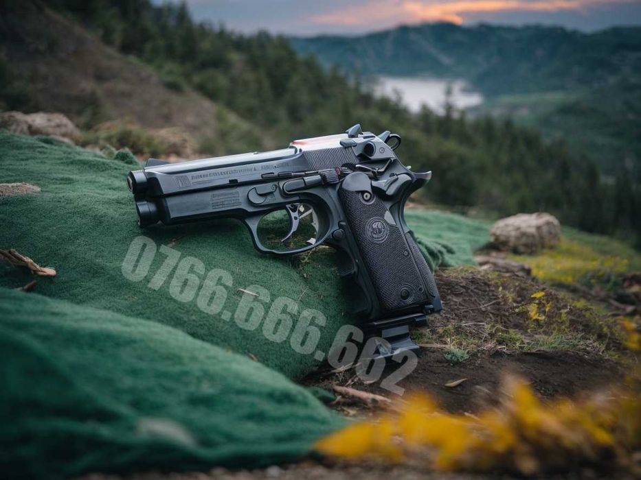 PISTOL TAURUS CO2 [220 m/s] Airsoft Puternic Gaz Pusca Arma + MUNITIE