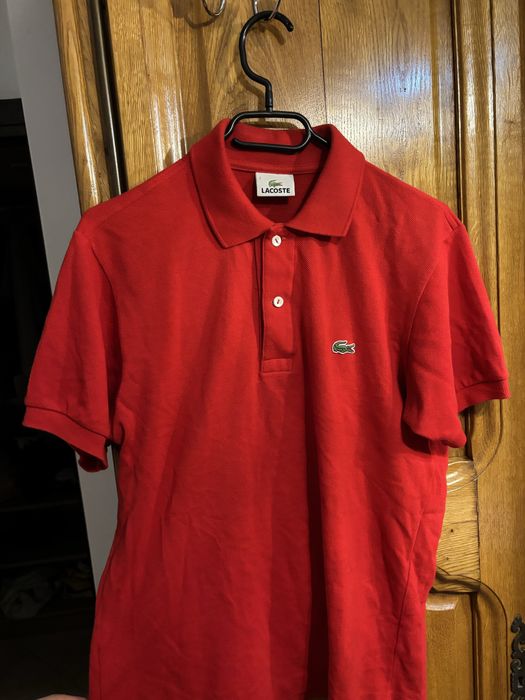 Lacoste polo shirt red