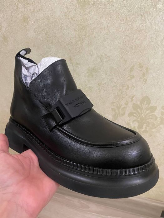 Ботинки коженные