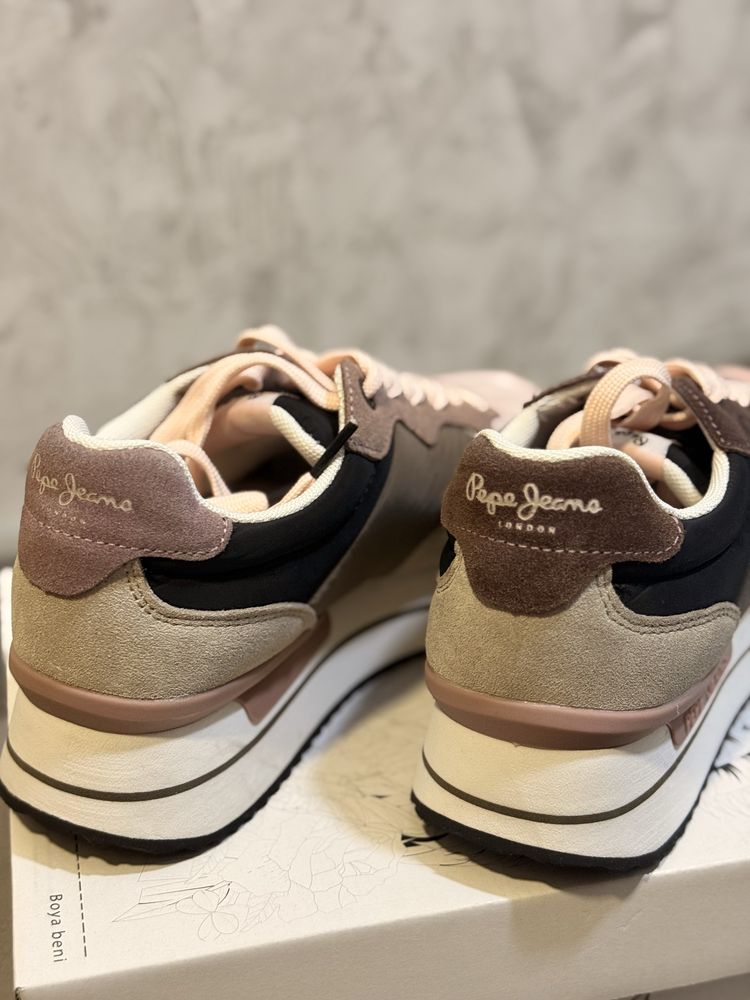 Спортни обувки с велур Pepe Jeans