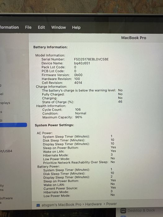 **ATS GSM**MacBook Pro 2023 M2 Pro 16-inch A2780 / 16Gb ram /Ssd 512gb