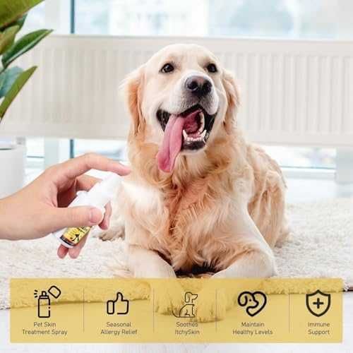 Нови 2 броя Спрей за успокояване кожа при домашни любимци куче котка