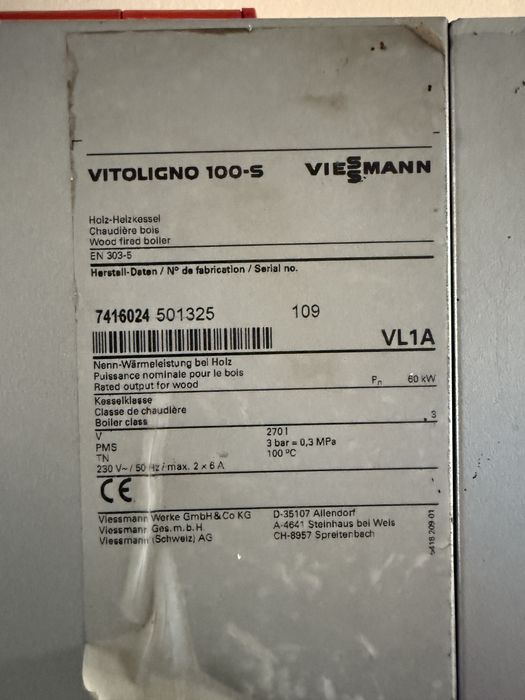 Centrala viessmann de 60kw