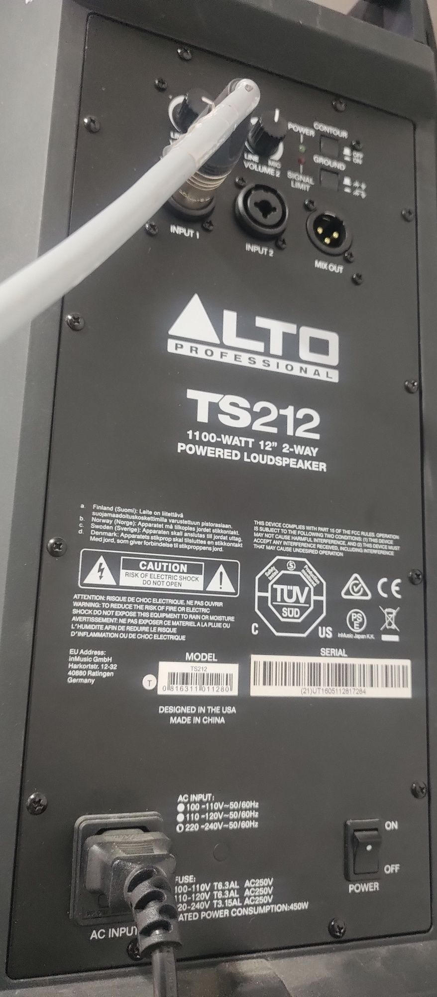 Boxe profesionale Alto 2200 w