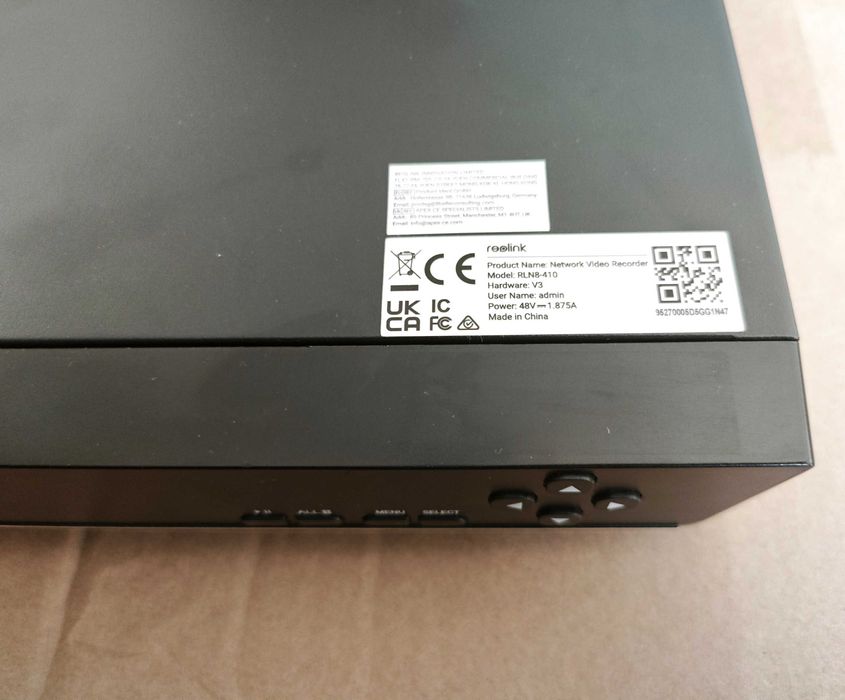 NVR Reolink RLN8-410 v3 PoE 8 канален 2 TB HDD