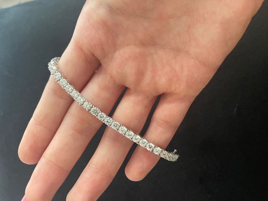 Brățară argint 925 sterling silver cu diamante