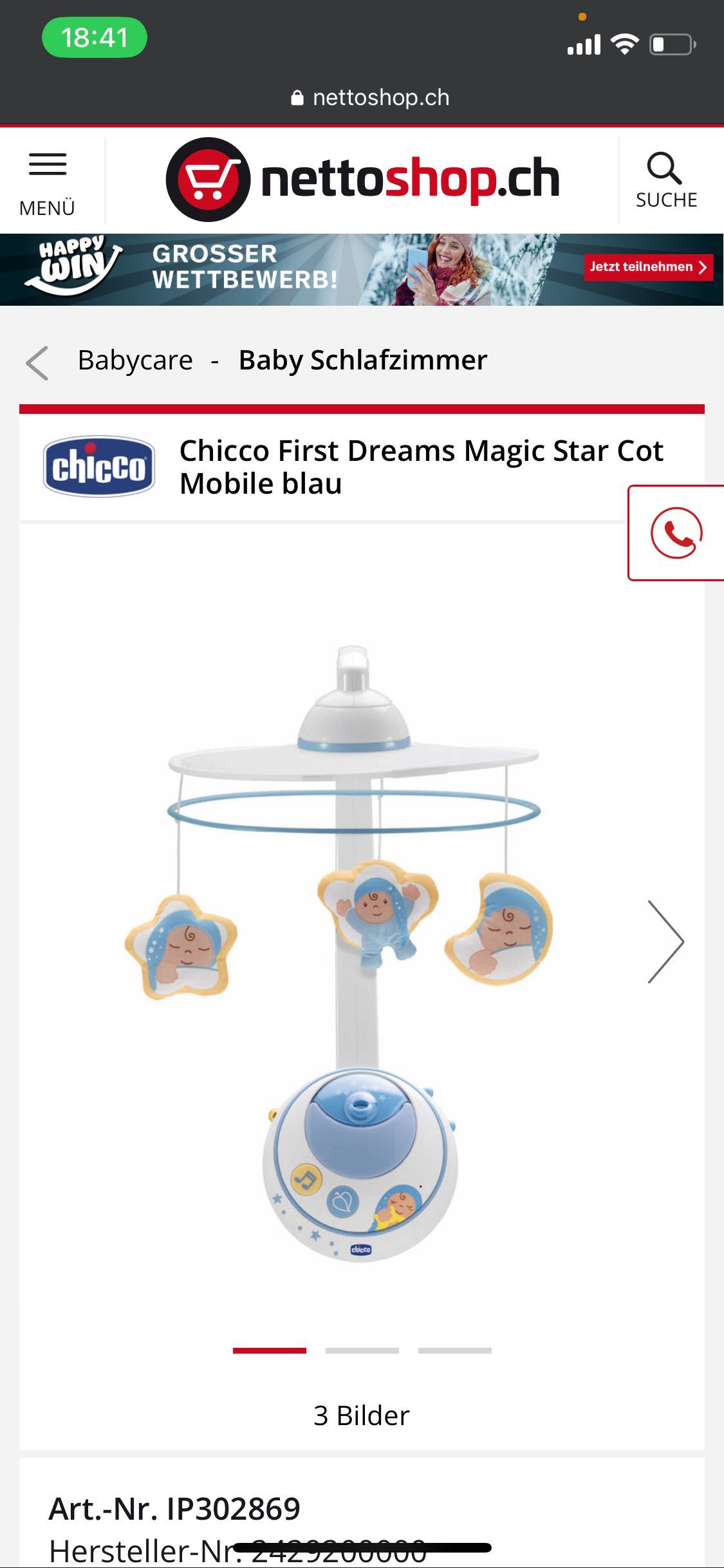 Въртележка за легло 2в1 Chicco First Dreams прожек