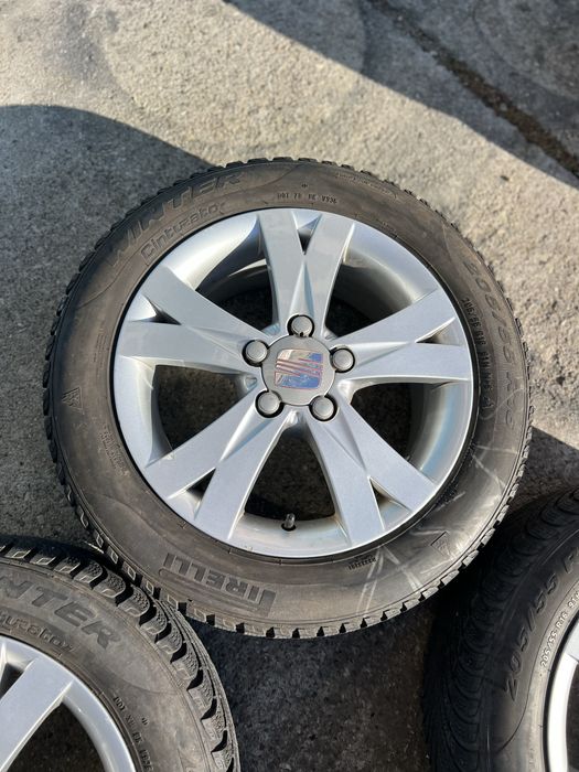 Джанти Seat Leon/Altea с зимни гуми 205/55/16 . Дот19