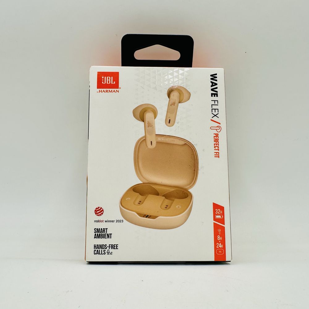 Casti JBL Wave Flex Bej