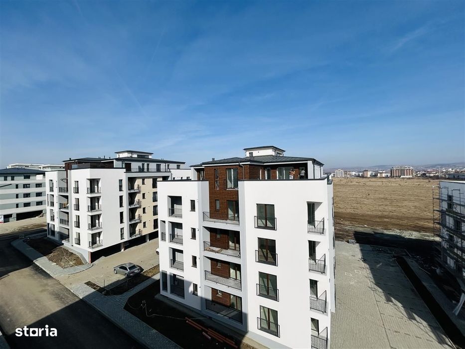 Ap nou 2 camere + balcon, boxa - ansamblu nou