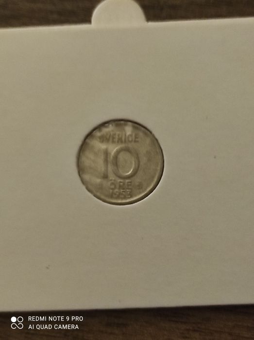 3 monede suedeze de argint