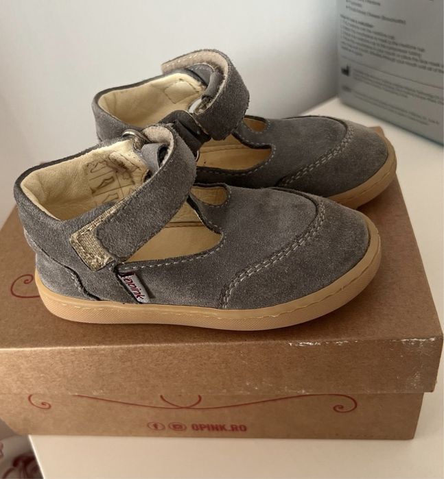 Sandale exterior/încaltaminte copii Opink, culoare gri, marimea 22