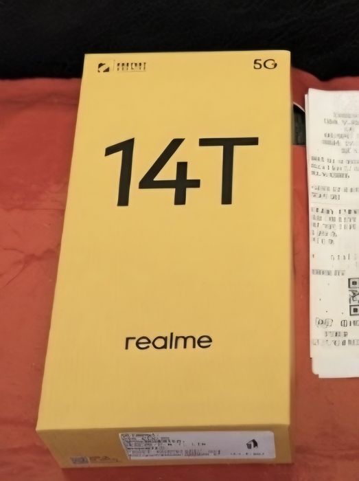 ^^^КАТО НОВ 256GB Realme 14T Гаранция от Технополис до 2027 Green