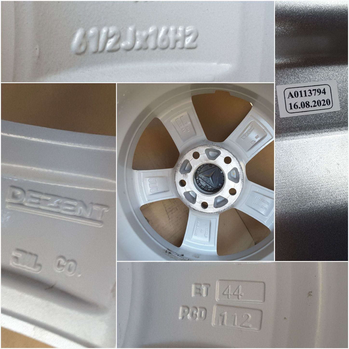 jante aliaj 16; 5x112; Mercedes V class, Vito w447, w639