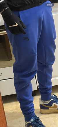 Pantaloni tech fleece dark blue marimea S barbati