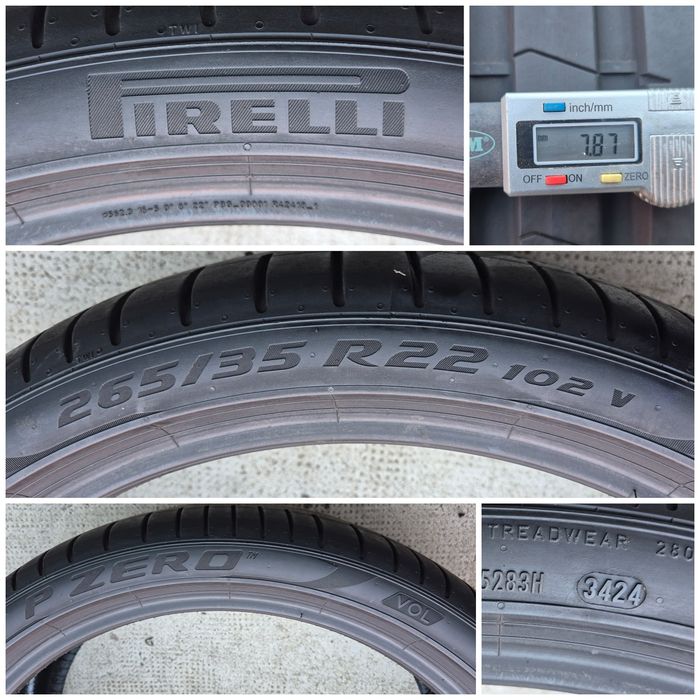 O bucată 265/35 R22 vară - una Continental Pirelli Goodyear Dunlop