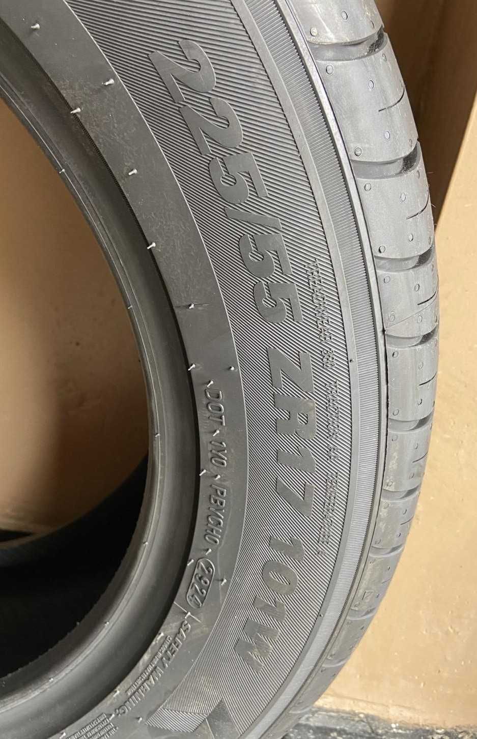 Продавам нови летни гуми KUMHO 225/55/17 и използвани NEXEN 225/55/17
