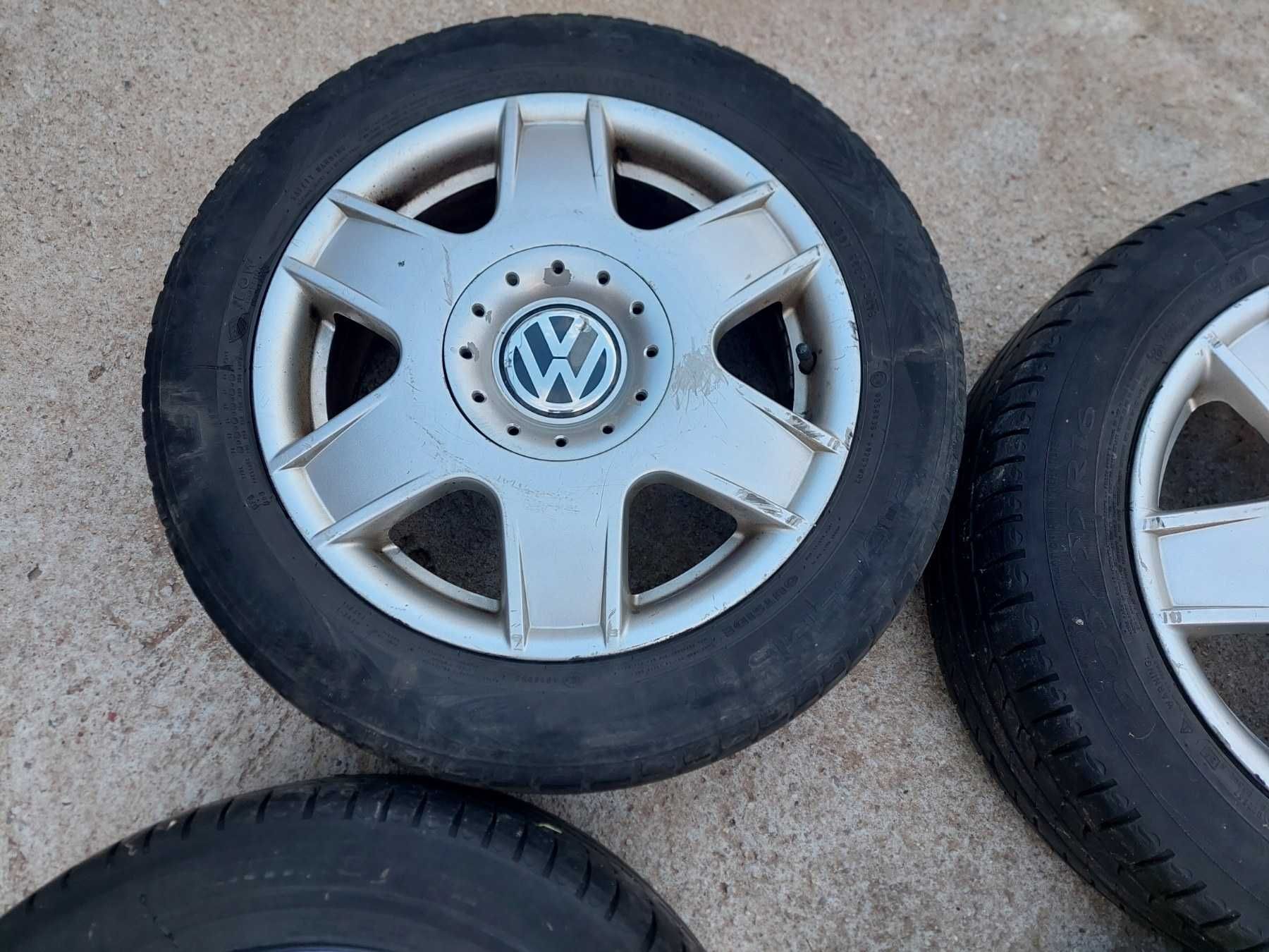 Гуми с джанти VW 16, 5х100 Бора , Голф...