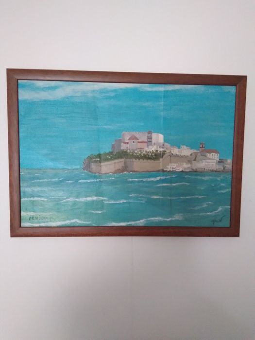 Pictura ulei pe pinza autor semnat