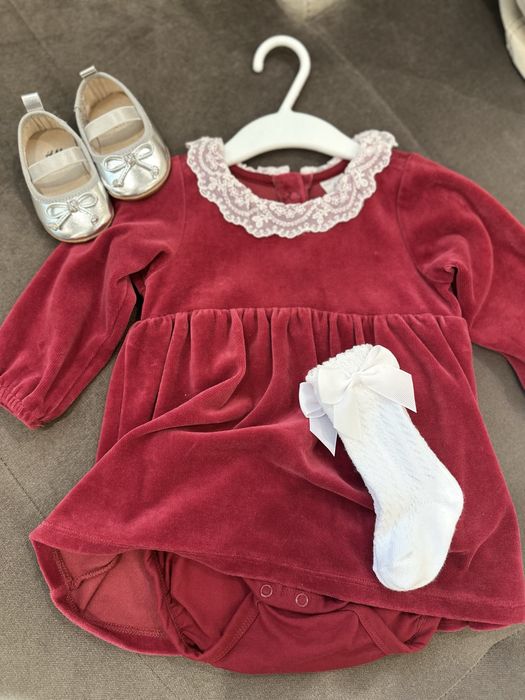 Рокля H&M 74 рр 6-9м