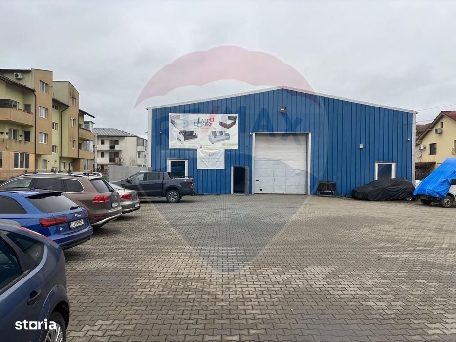 Spațiu industrial de închiriat, Floresti, singur in curte, 1000mp