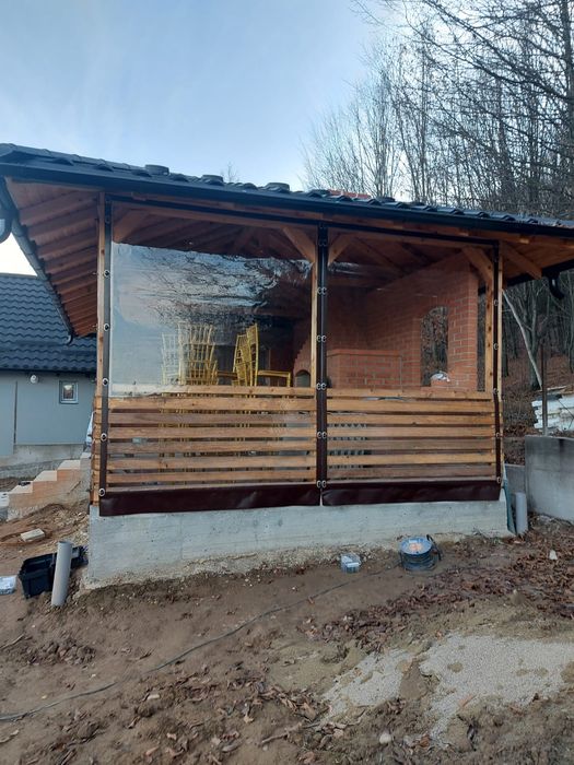 Folie terasa/ terase și foisoare, Cristal premium transparenta