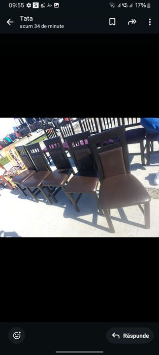 Scaune si mese producător,schimb cu cereale