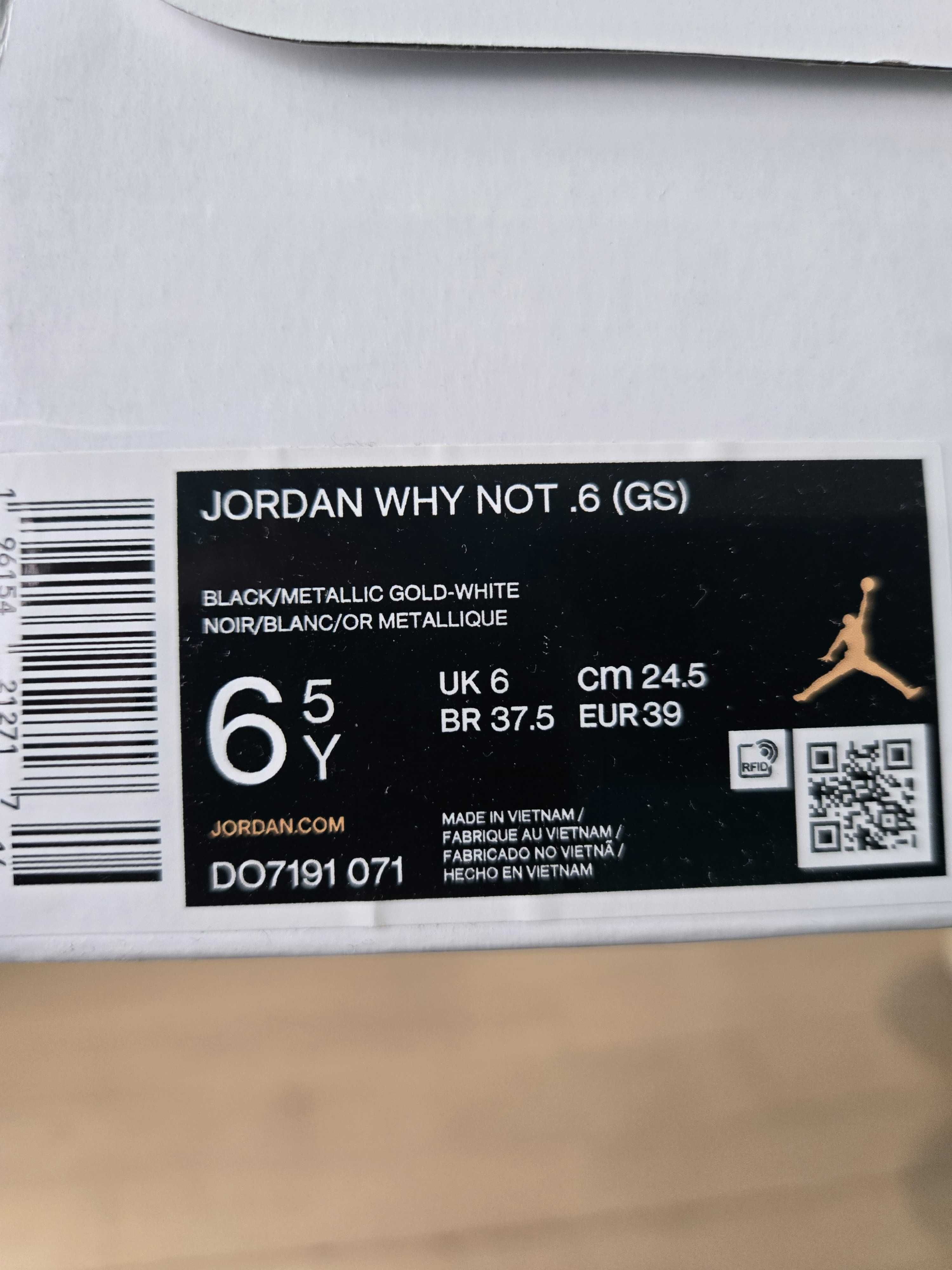 Маратонки Nike Jordan Why Not.6 (GS)