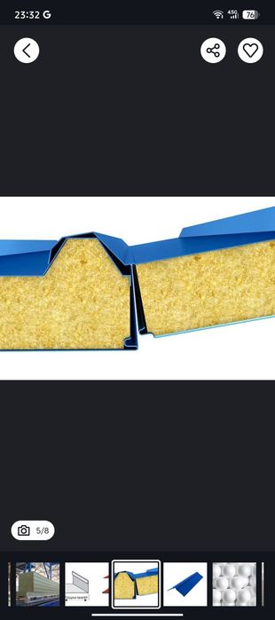 Базальтовые сэндвич панели | Bazalt sendvich panellar П8