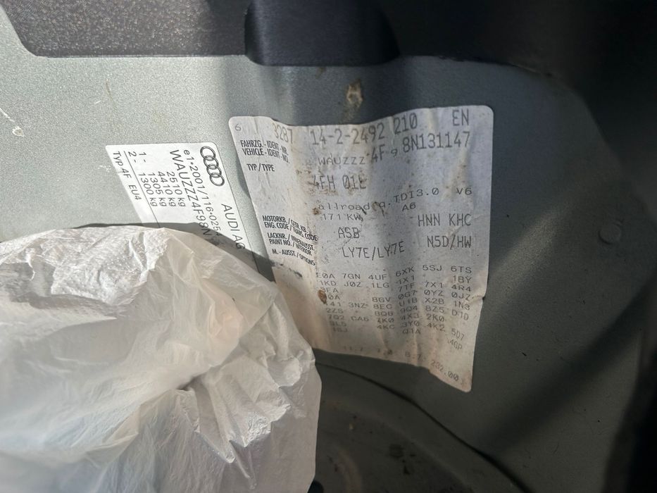 Trager complet echipat Audi A6 C6 3.0 Tdi 2008