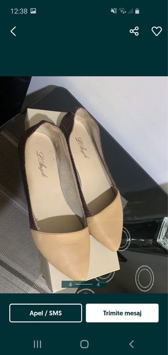 Balerini 35 piele naturala