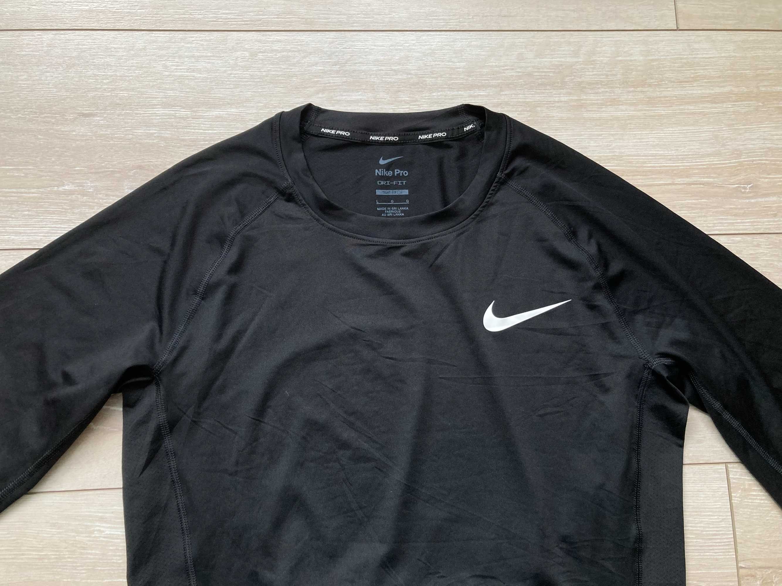 Найк Nike Pro Dri Fit мъжка еластична блуза фланела размер L