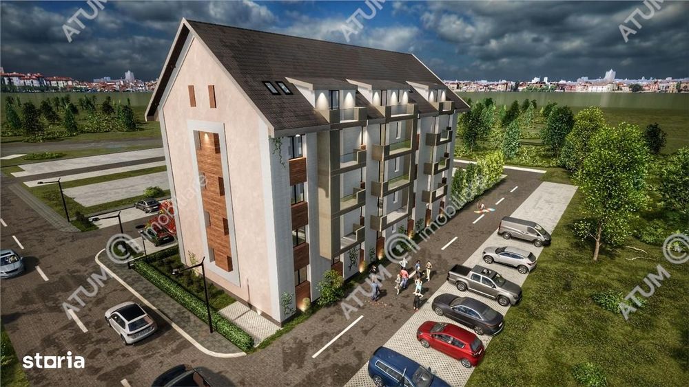 Apartament cu 2 camere balcon loc parcare in Talmaciu\/ Sibiu
