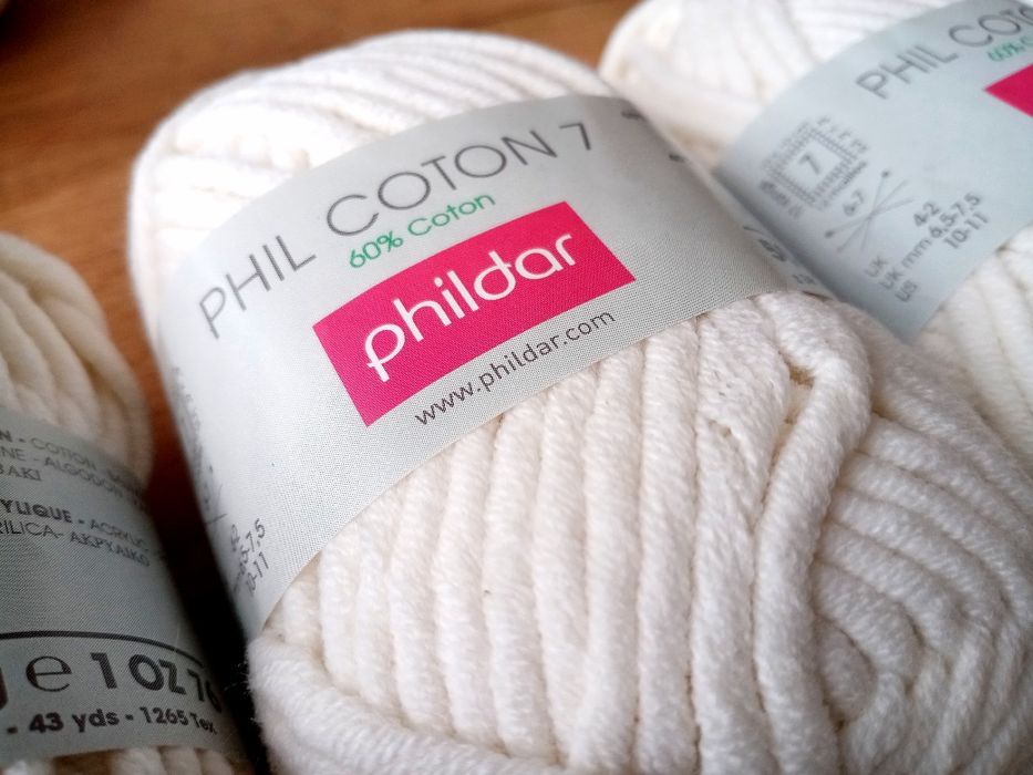 Прежди Phil Coton 7 на Phildar, Bosfor, Yarn Art Angora Active и Alize