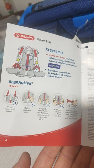 Ghiozdan Herlitz Motion Plus 3D NOU 1kg