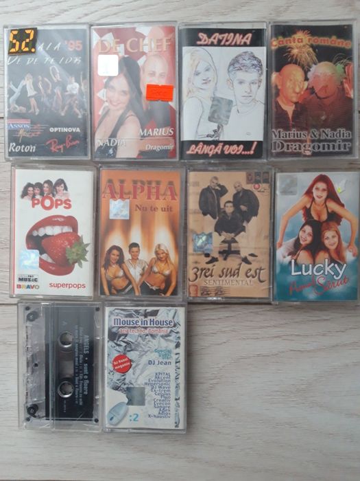Casete audio cu muzică romaneasca anii 2000