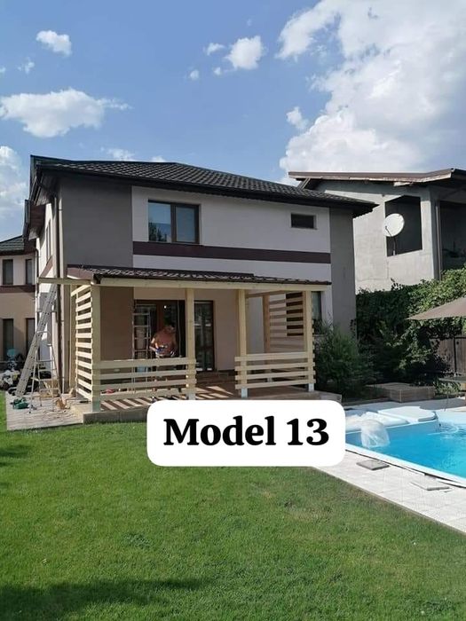 Execut:  Terase, Foișoare, Pergole, Magazii, totul din lemn