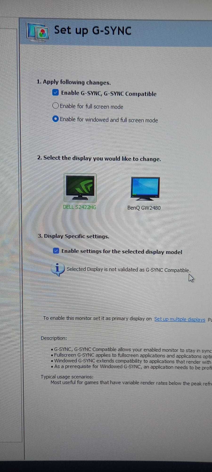 Monitor Gaming DELL Full HD, 165Hz, FreeSync Premium, NVIDIA G-SYNC