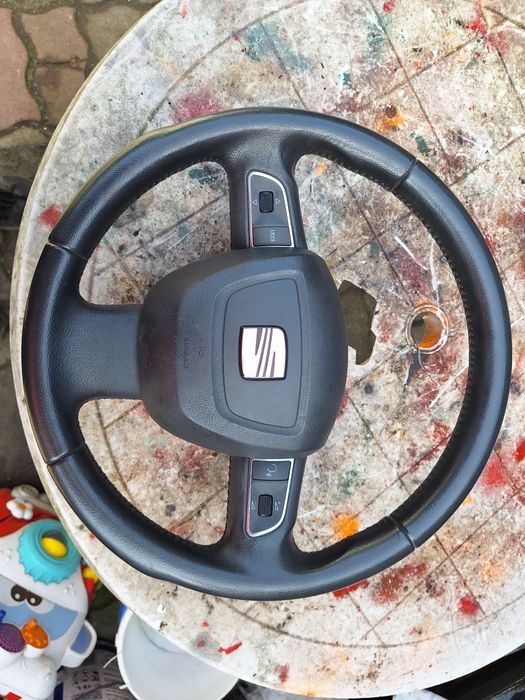 Volan piele Seat Exeo cu airbag padele si comenzii