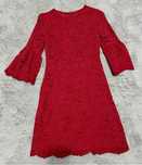 Rochie rosie din dantela