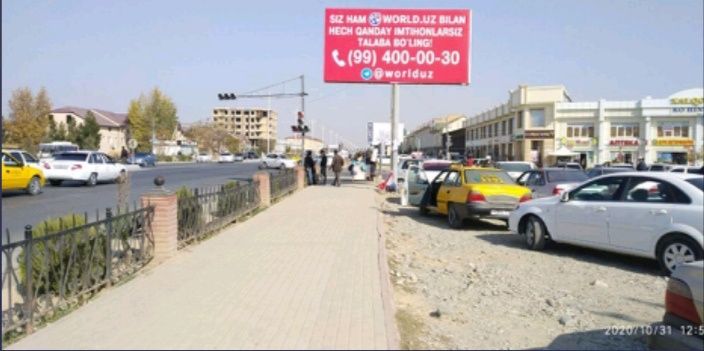 Jizzaxda bilbordlarda reklama//led ekranlarda reklama//tashqi reklama
