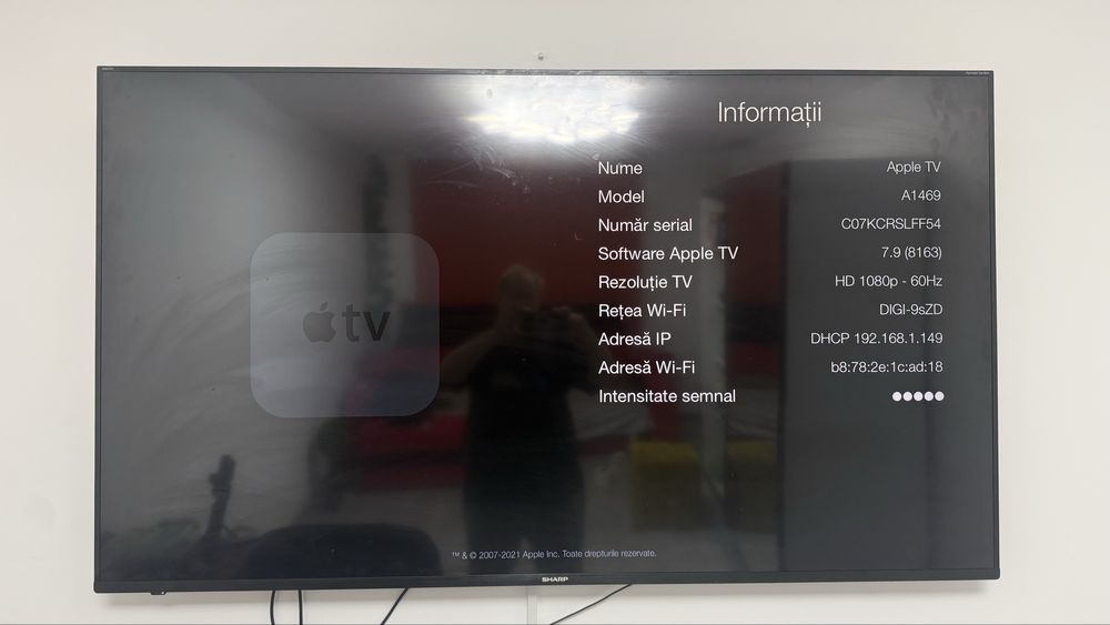 Apple TV ( 3 generation ) Full HD