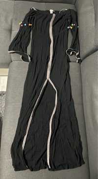 Rochie neagră, mărimea M-L, elastică
