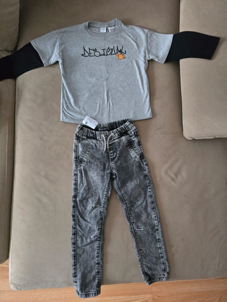 Lot haine baiat 110-116 Next, Desigual, H&M