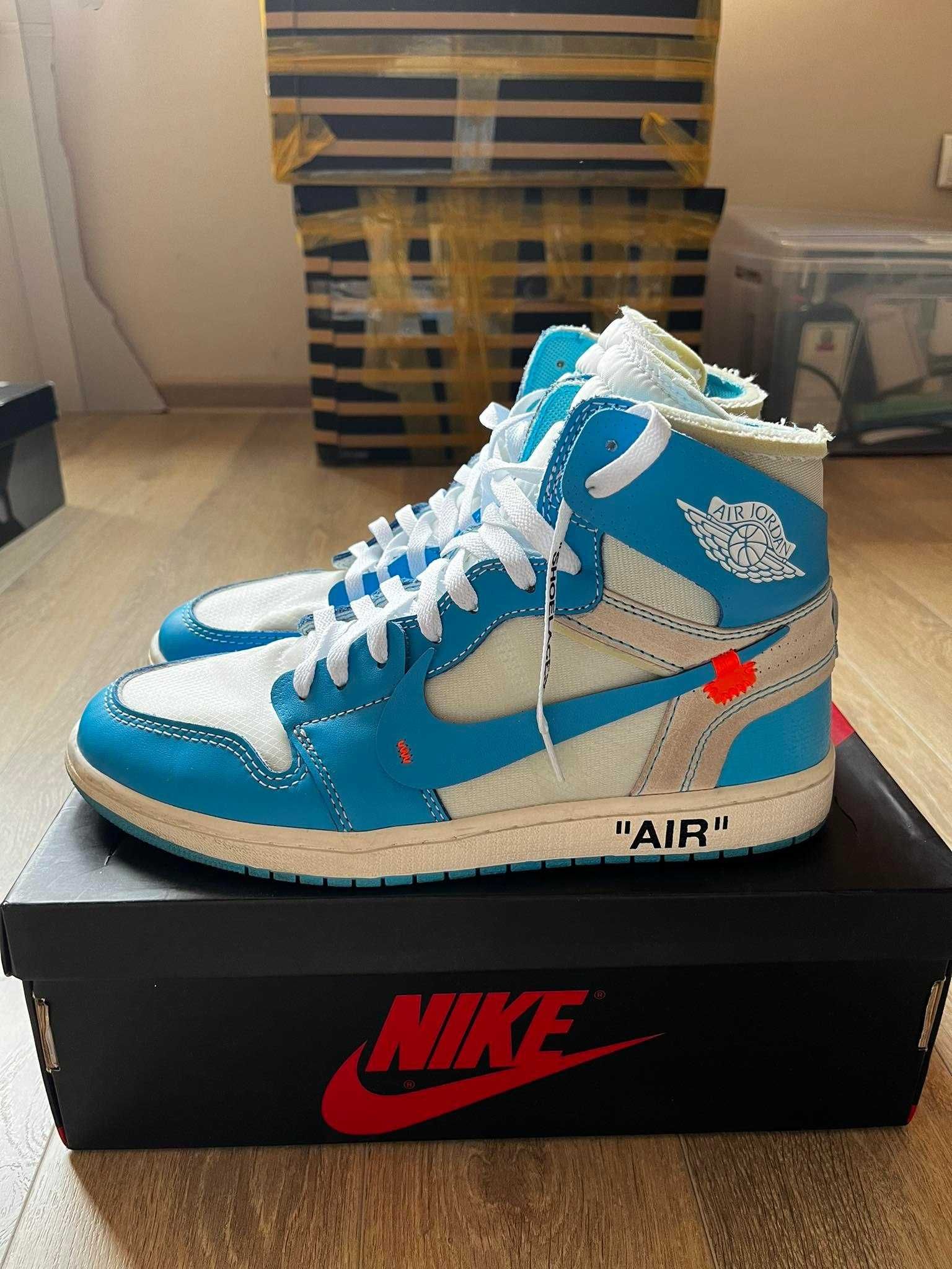 Nike Air Jordan 1 x Off White University Blue - Chicago