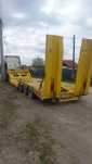 Trailer agabaritic, rampe hidraulice, axa viratoare